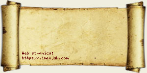 Miljana Jeremić vizit kartica